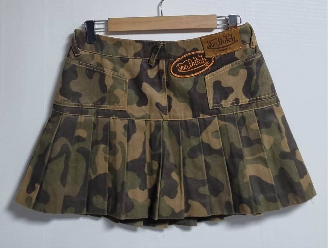 28) 본더치 빈티지 y2k 카모 플레어 스커트 상품이미지2