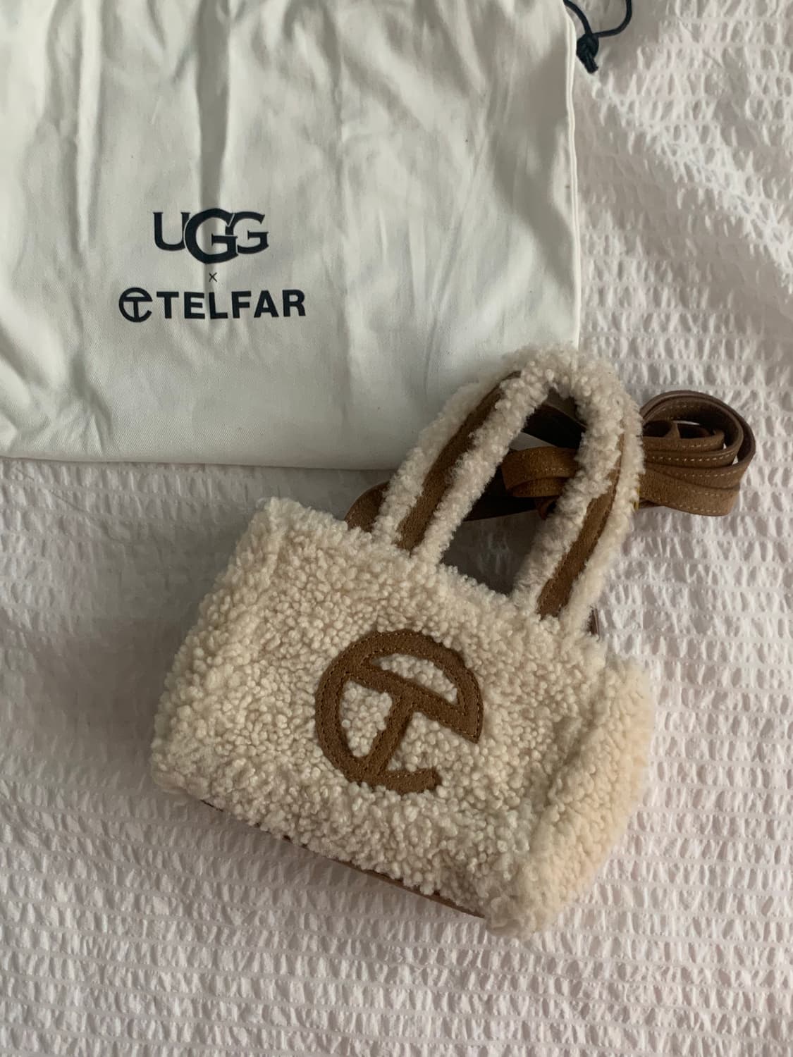 텔파어그 리버스 스몰 쇼핑백 내츄럴 상품이미지1