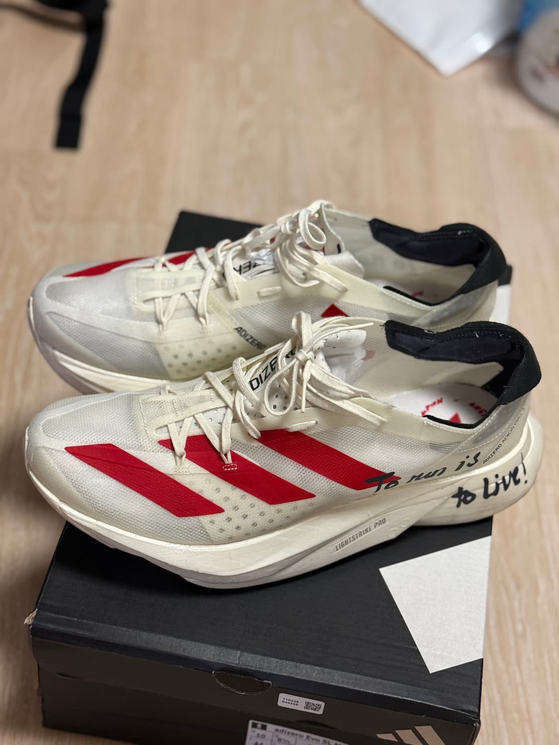 아디다스 아디제로 아디오스 프로3 베러 스칼렛 러닝 상품이미지4