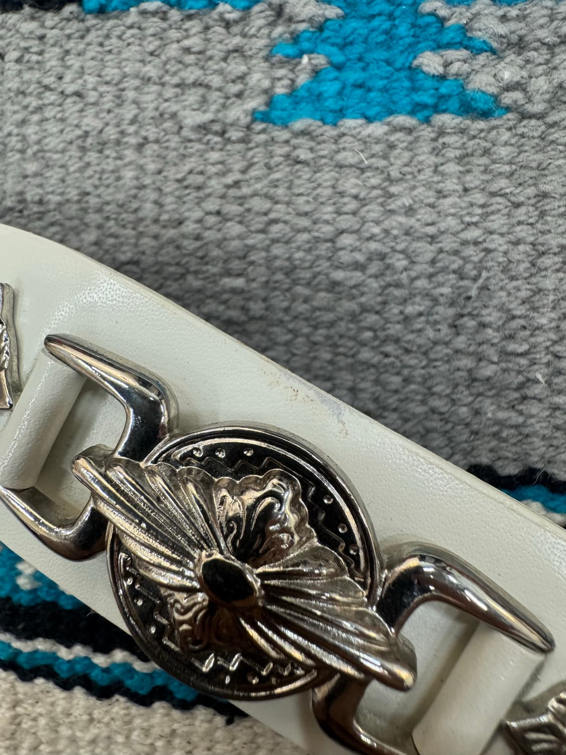 [OS] 토가 아카이브 메탈릭 레더 헤어클립 상품이미지7