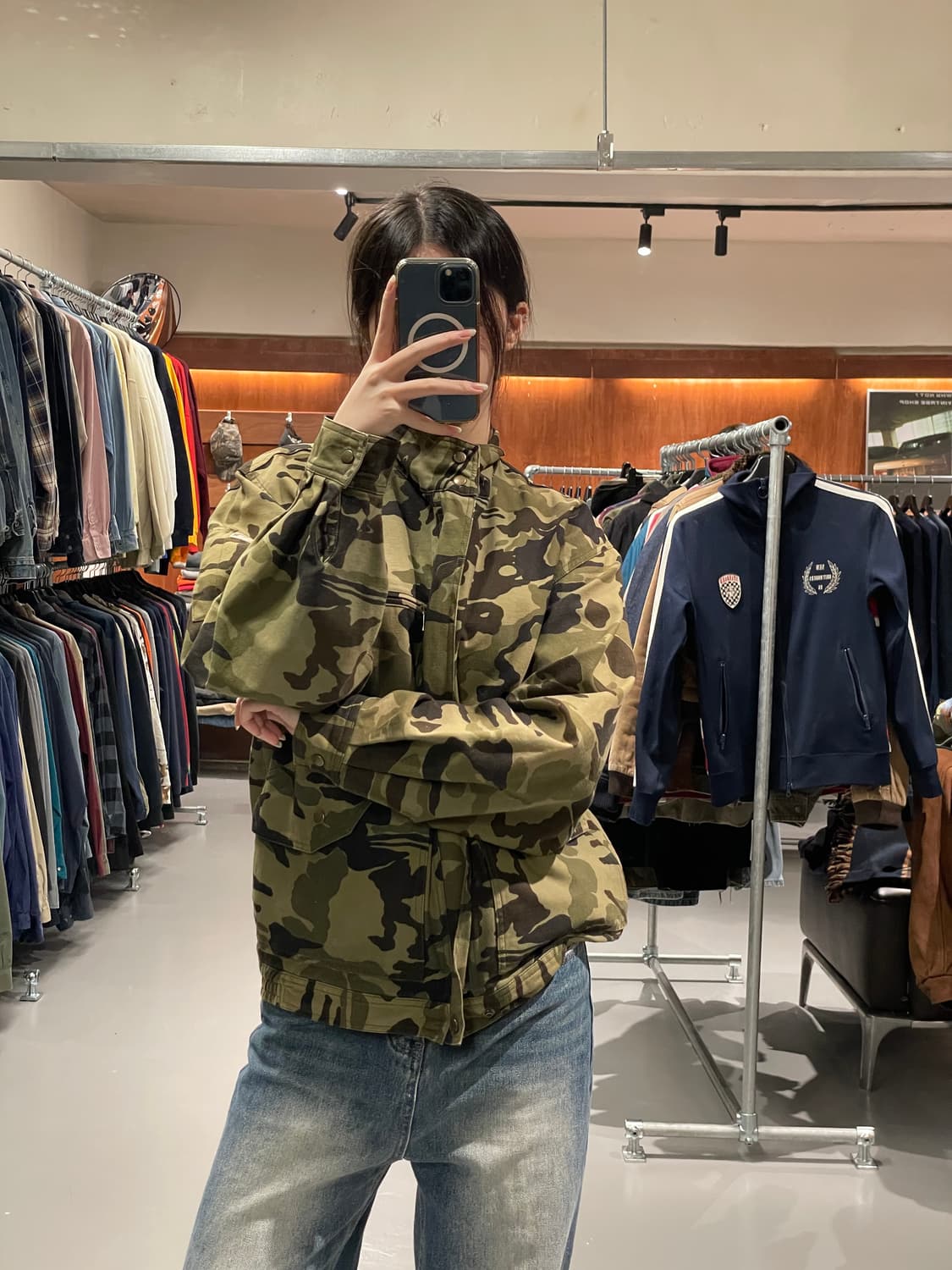 빈티지 Y2K 카모 자켓   상품이미지2