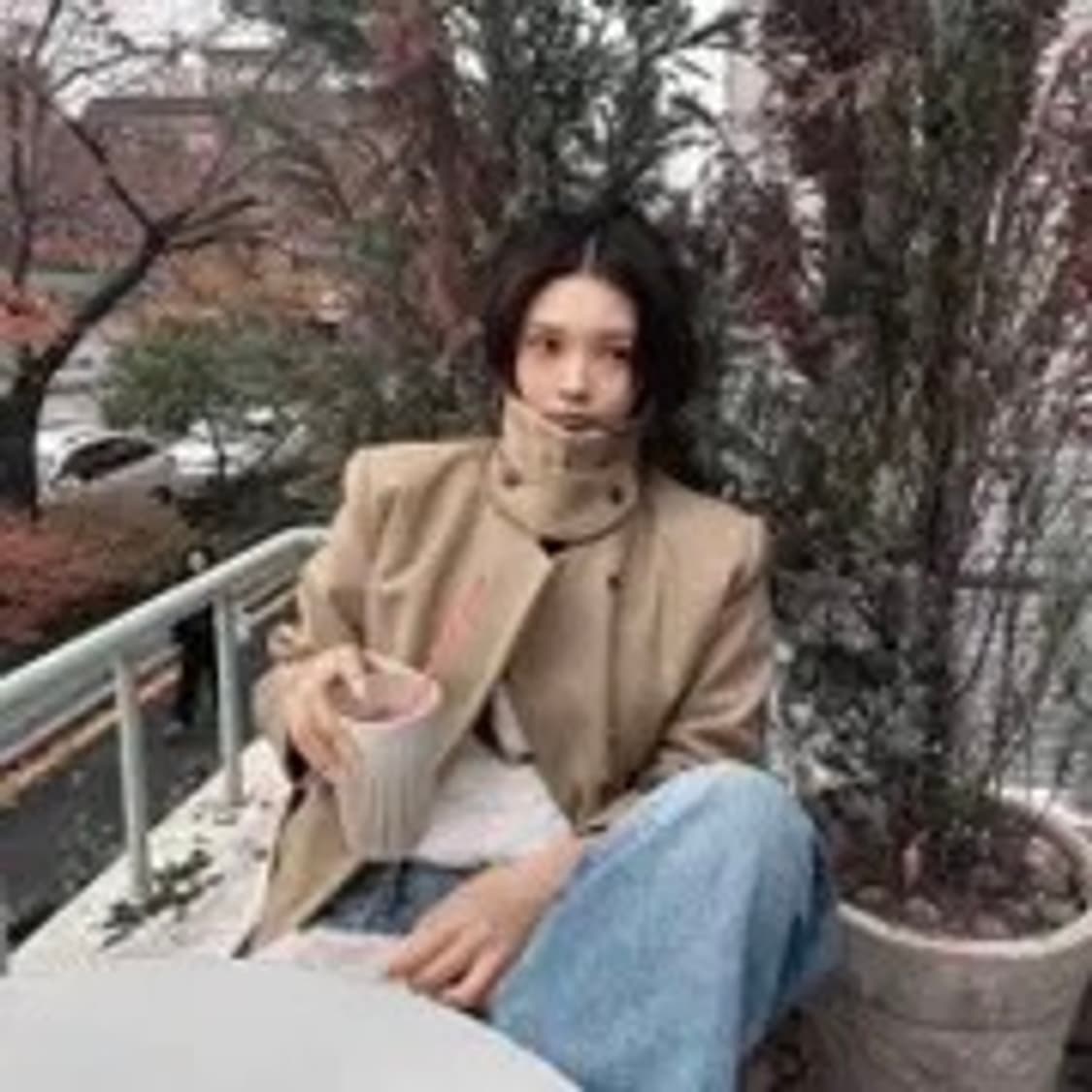 미젬므 하이넥 숏 ct 안감 양털 숏자켓 상품이미지1