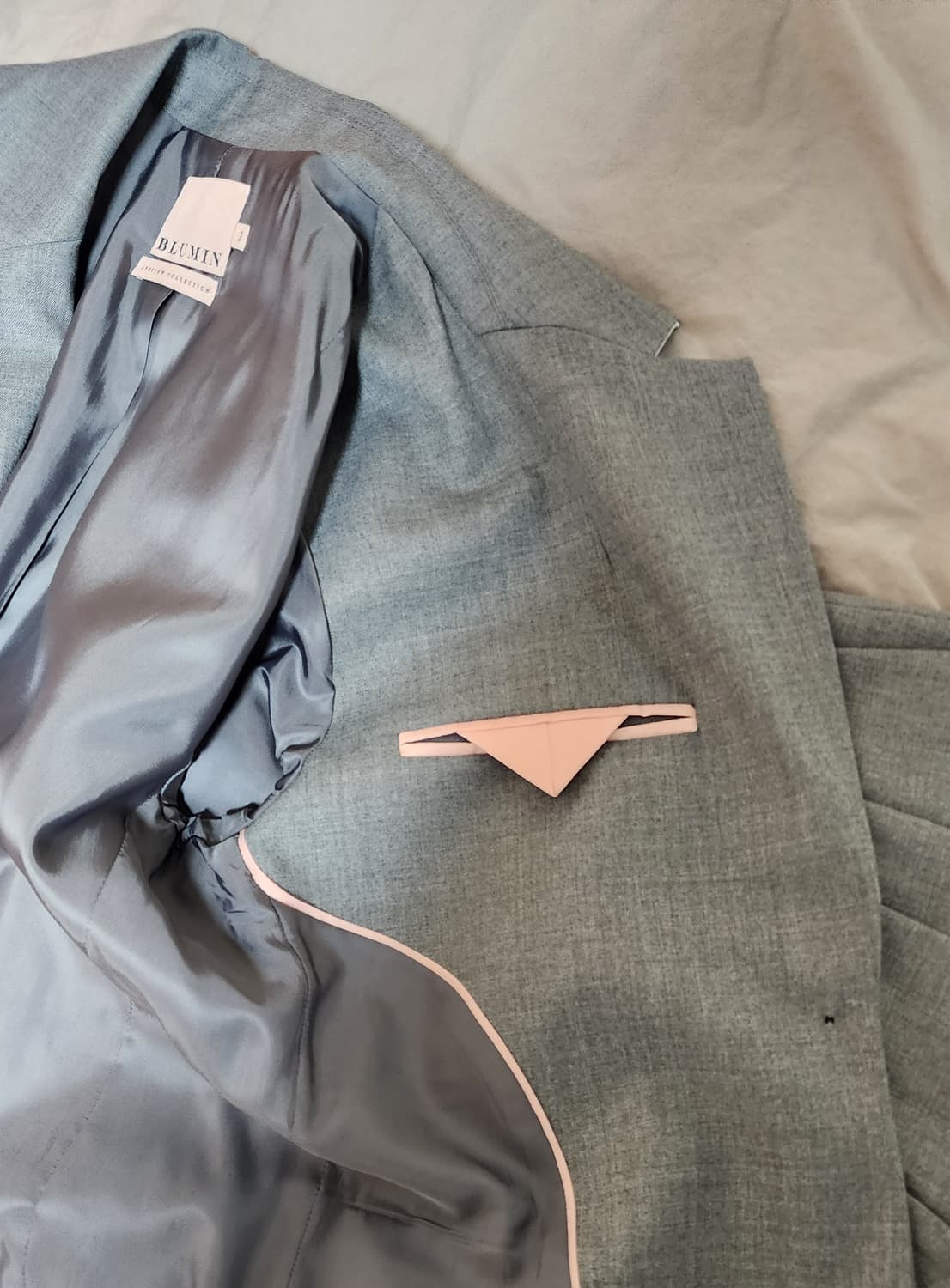 블루민 자체제작 여성용 바지수트셋업 상품이미지5