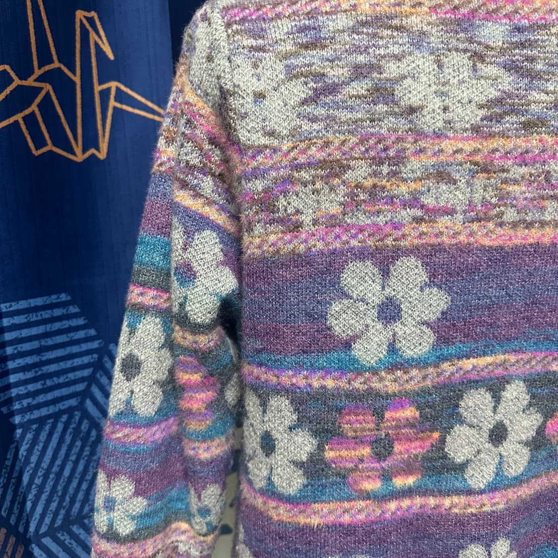 빈티지 무지개떡 히피 에스닉 아우터 상품이미지4