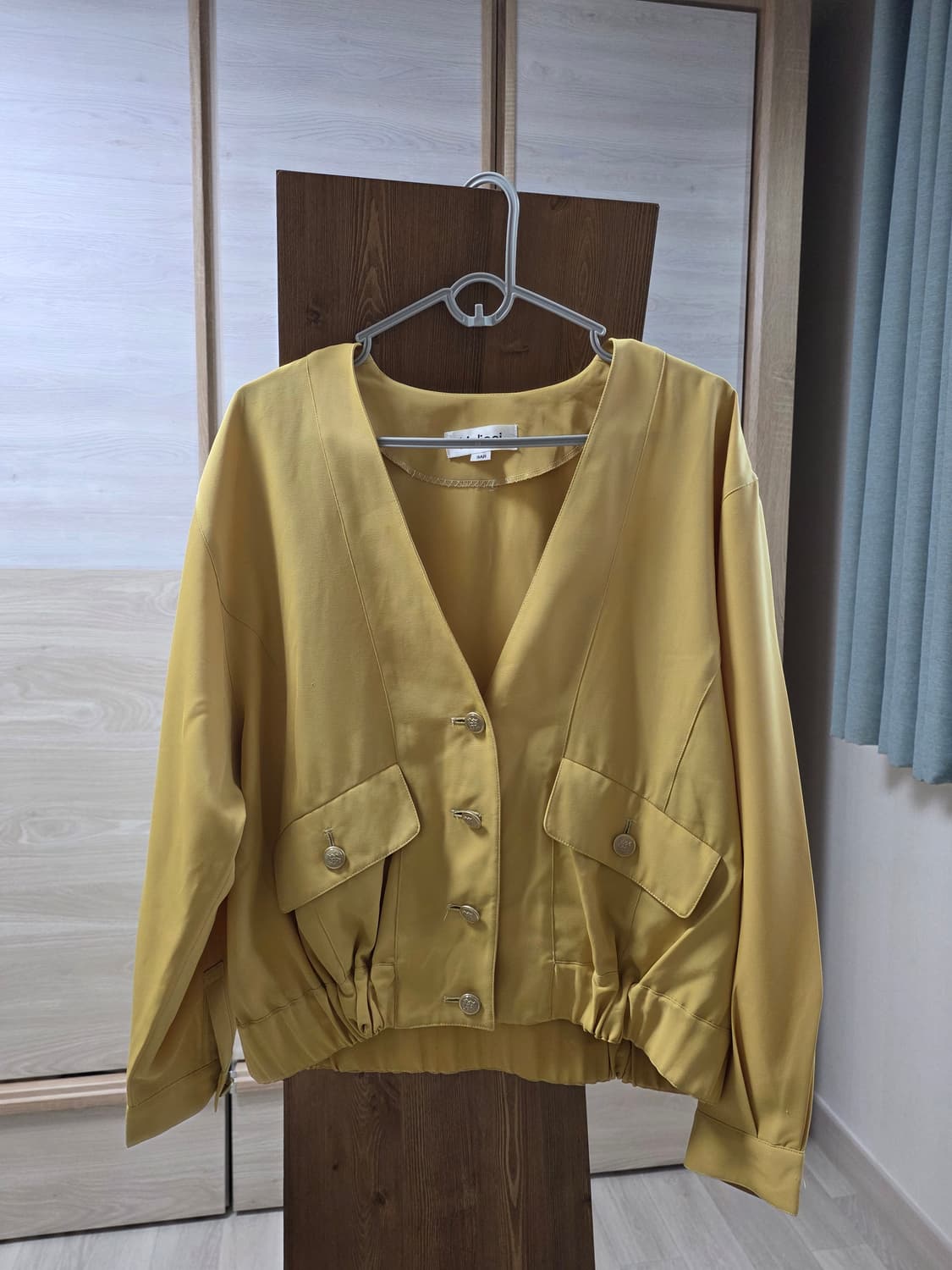 말리아니 옐로우 크롭 자켓 상품이미지1