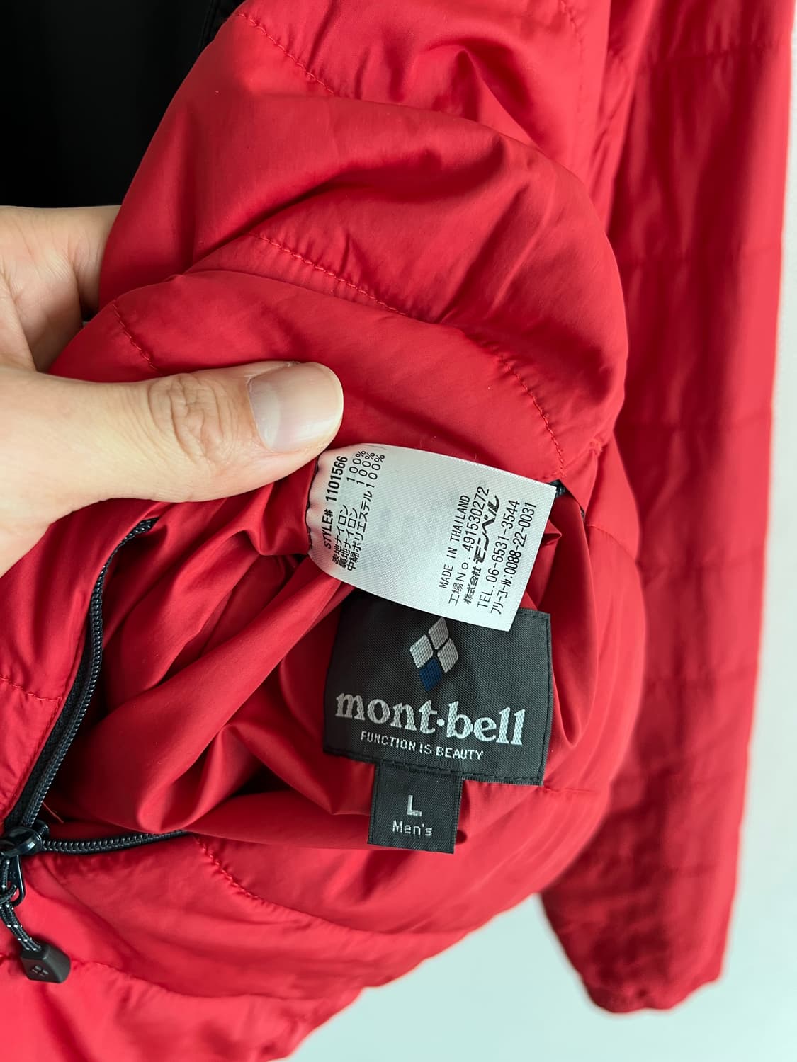 재팬 몽벨 리버시블 경량 패딩 L 상품이미지6