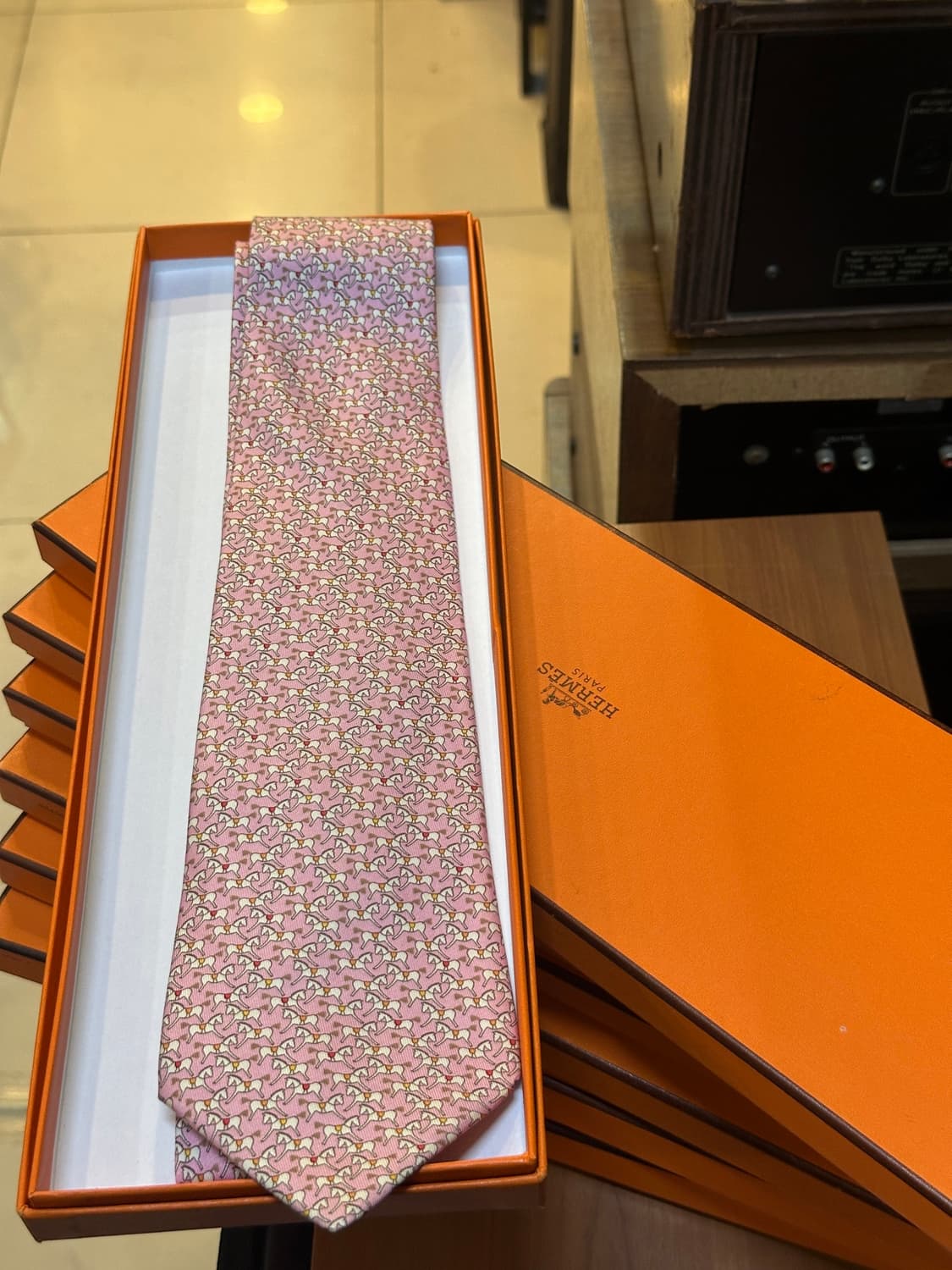 에르메스(HERMES) 넥타이 10종 일괄/개별 판매 (박스 포함) 상품이미지5