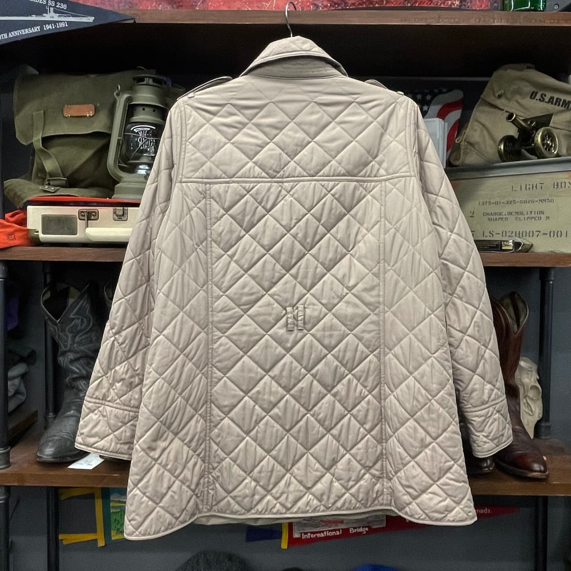 바버 TUMMEL 퀼트 버튼 투웨이 집업 자켓 인터네셔널 상품이미지2