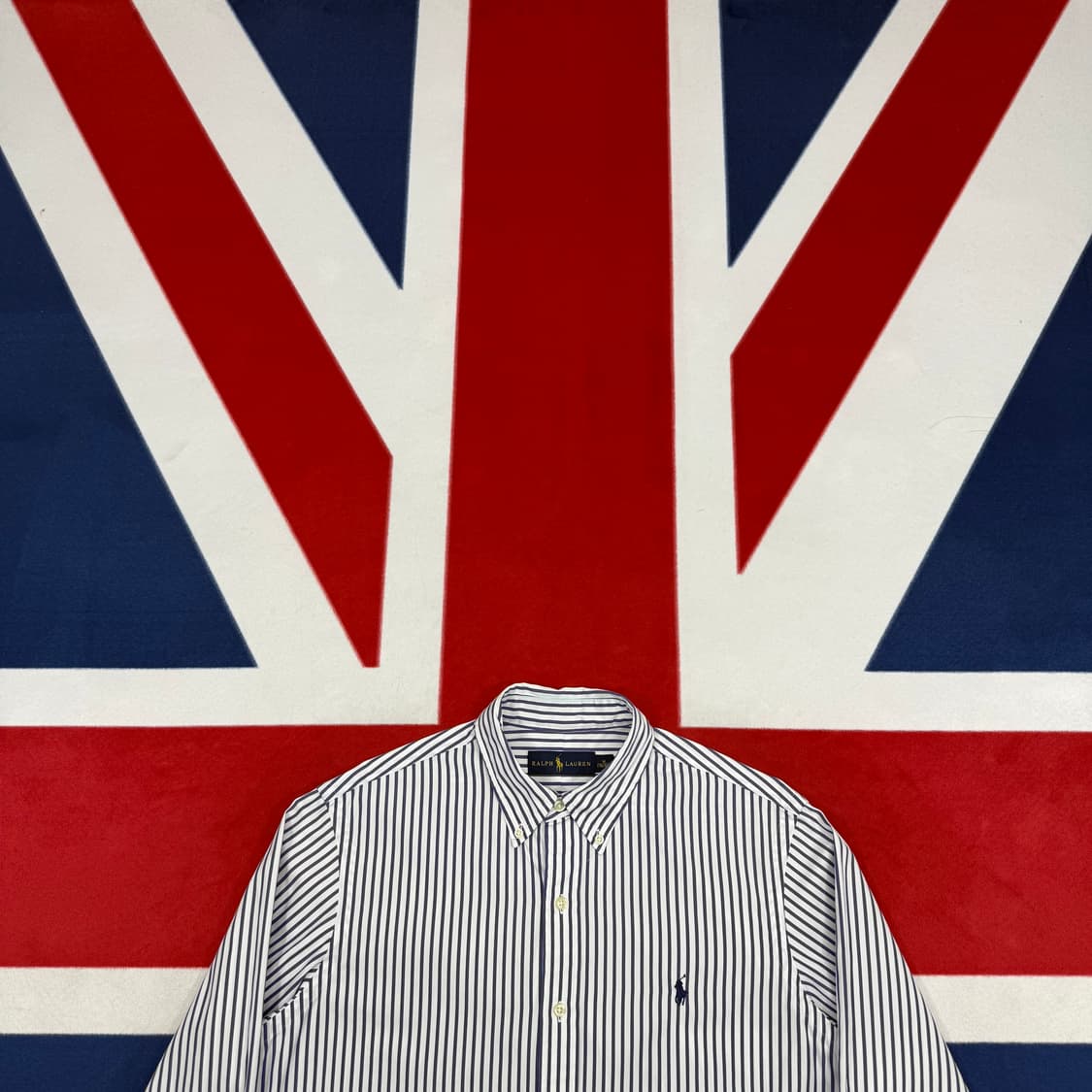 폴로 스트라이프 셔츠 M 실측 L  상품이미지2