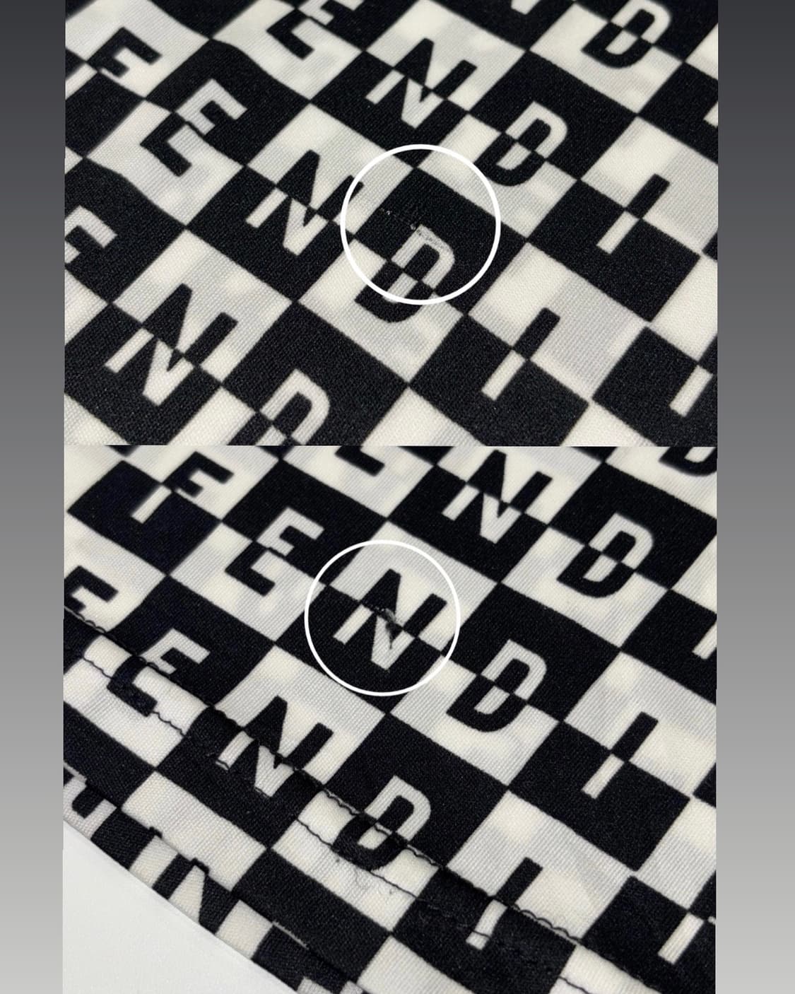 Fendi 펜디 로고 프린트 슬리브리스 원피스  상품이미지10