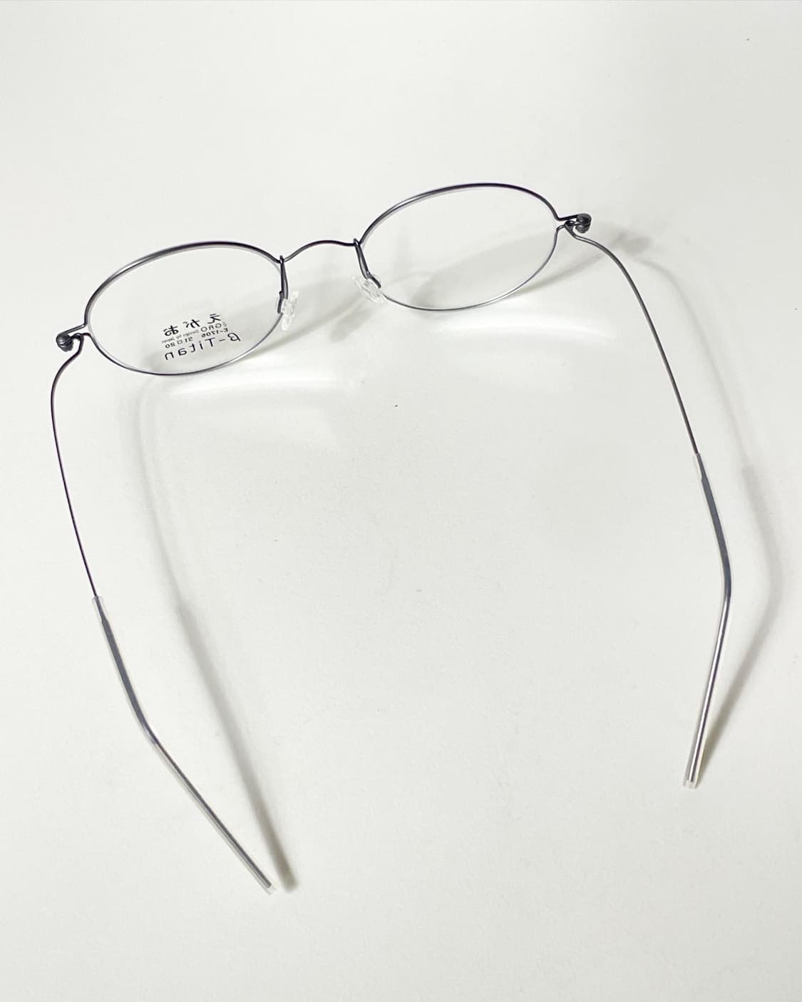 Egao B-Titan 티타늄 라운드 빈티지 안경 상품이미지5