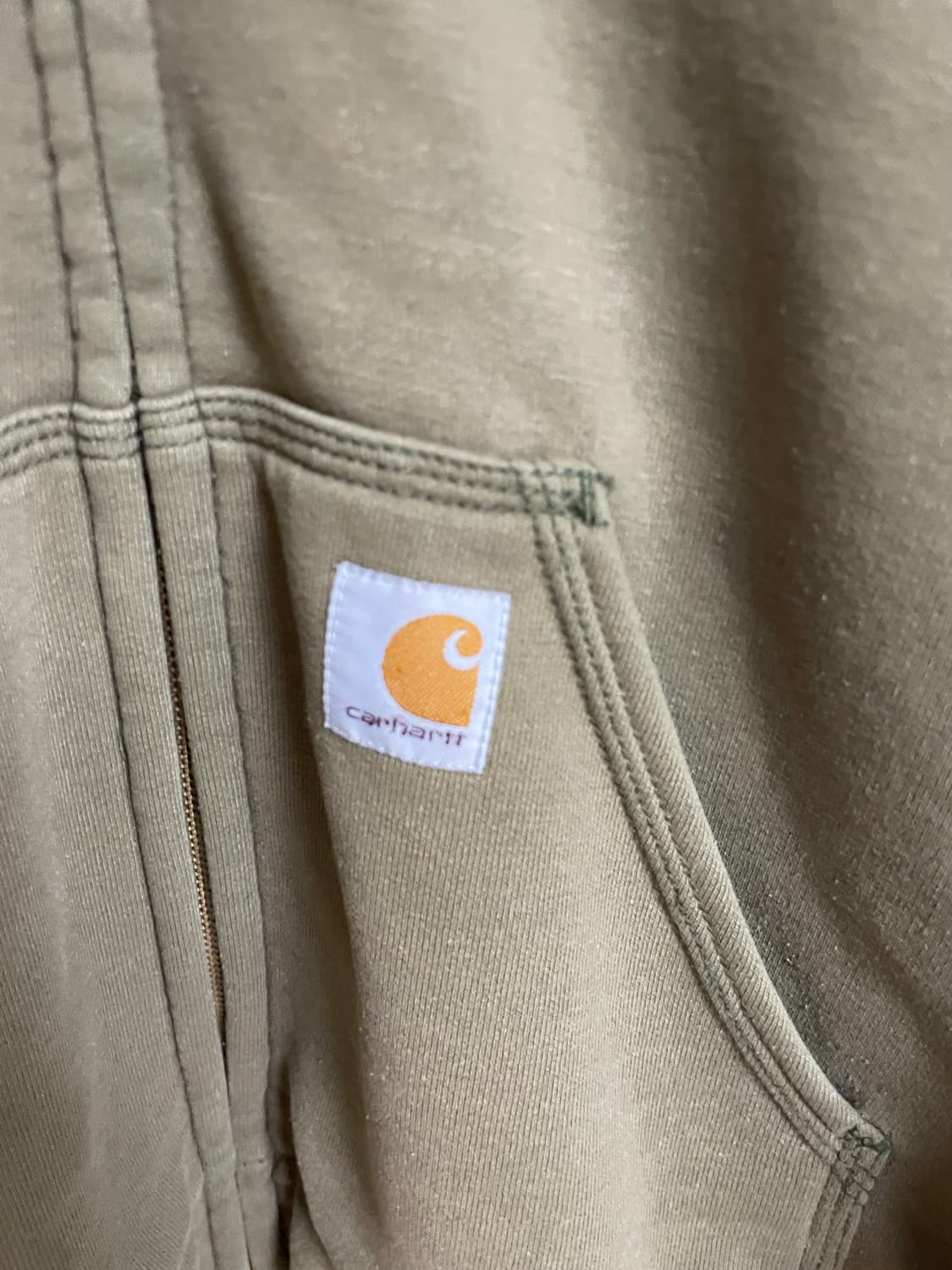 칼하트 래인 디펜더 후드집업 올리브 상품이미지3