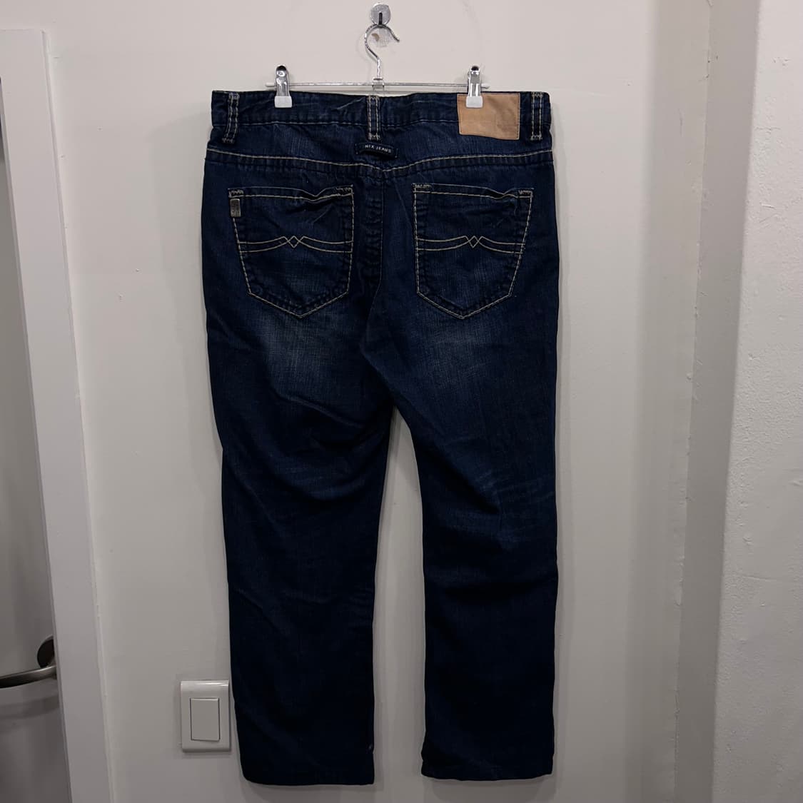 NIX 진스 레귤러핏 스티치 샐비지 생지 데님팬츠 상품이미지5