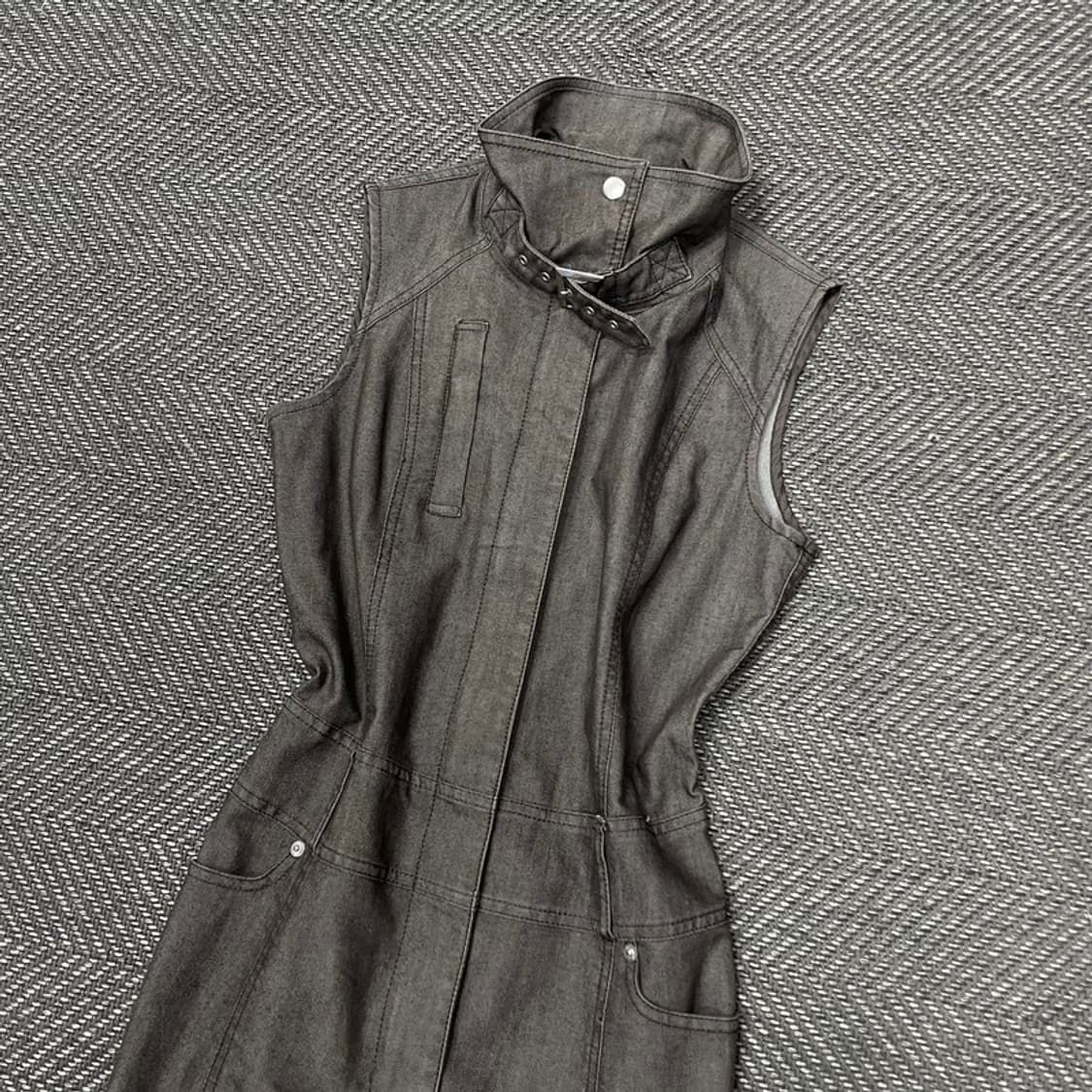 데님 슬리브리스 펑크 원피스 v0316 상품이미지3