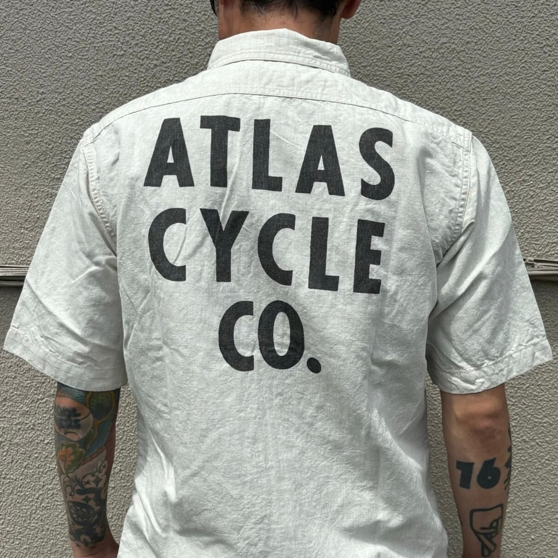 [17]프리휠러스 "ATLAS CYCLE CO." 반팔 셔츠 상품이미지2