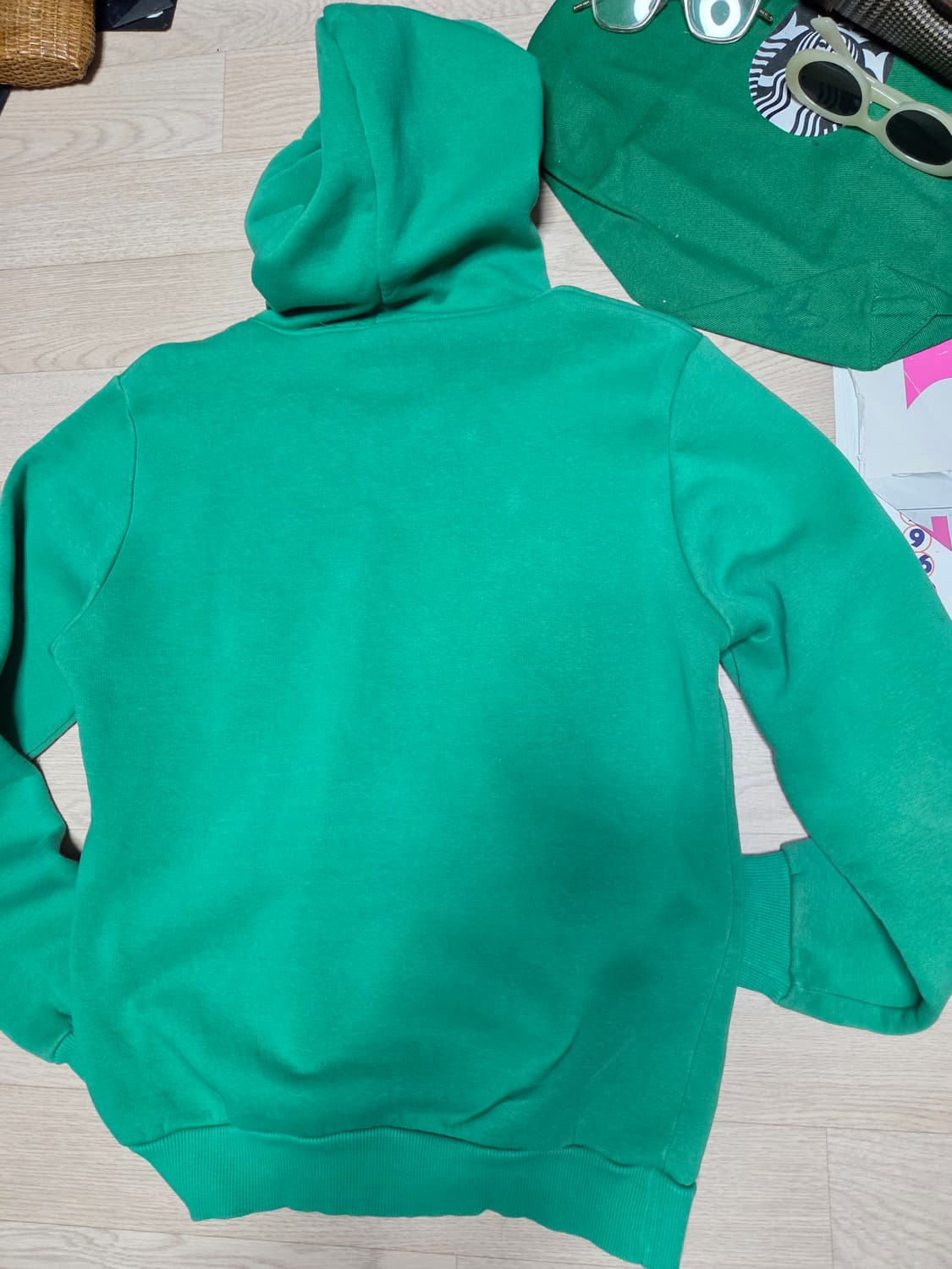 NIKE 스우시 후드 그린  상품이미지7