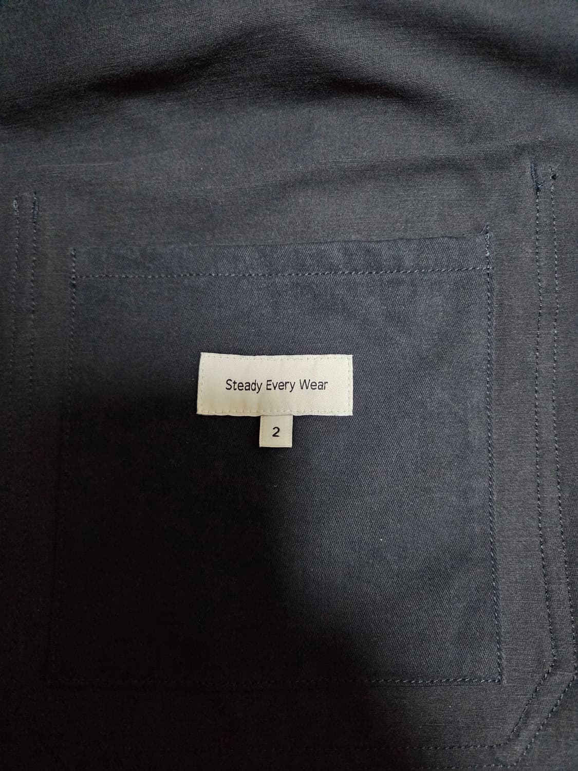 스테디에브리웨어 소프트코튼 워크자켓 다크네이비 2 상품이미지2