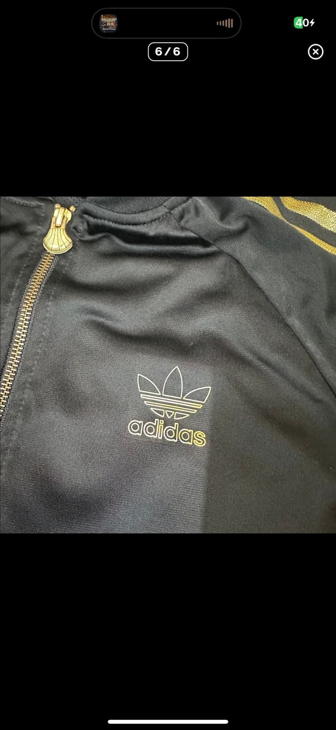  (바배) 아디다스 검금 슈퍼스타 우먼스 트랙탑 져지 상품이미지6