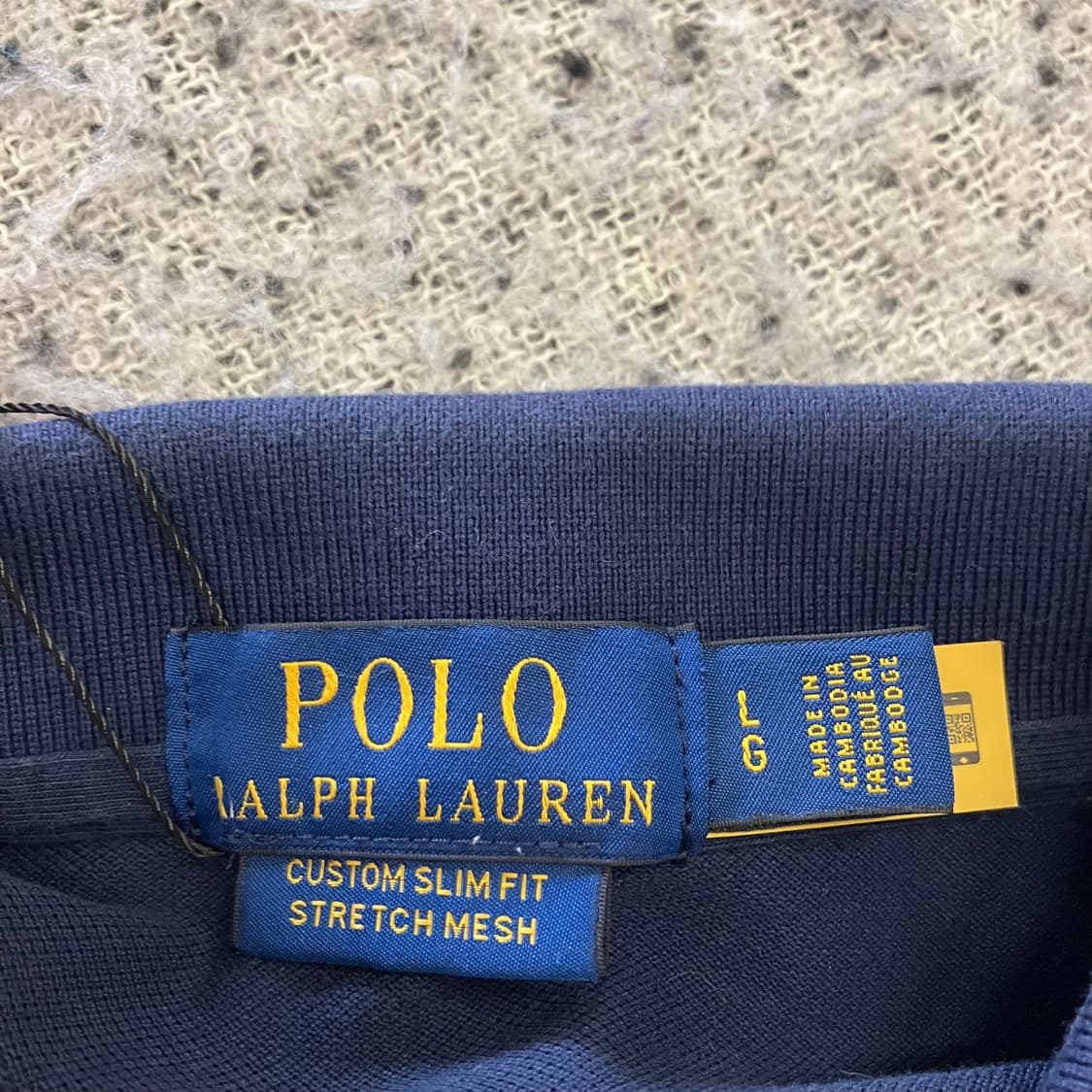 N337 폴로 반팔 카라티 pk 네이비 큐알제품 상품이미지4