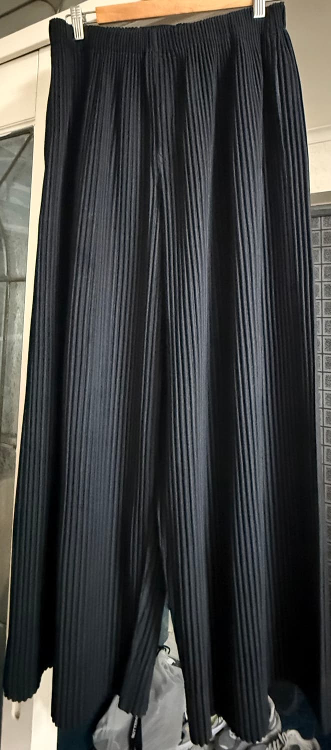 옴므플리세 와이드팬츠 1사이즈 상품이미지1