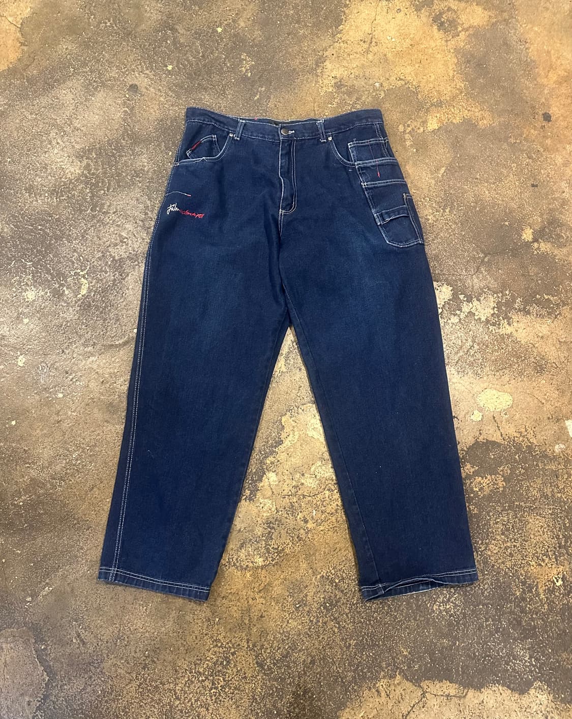 빈티지 00s FUBU 힙합 데님 팬츠  상품이미지1