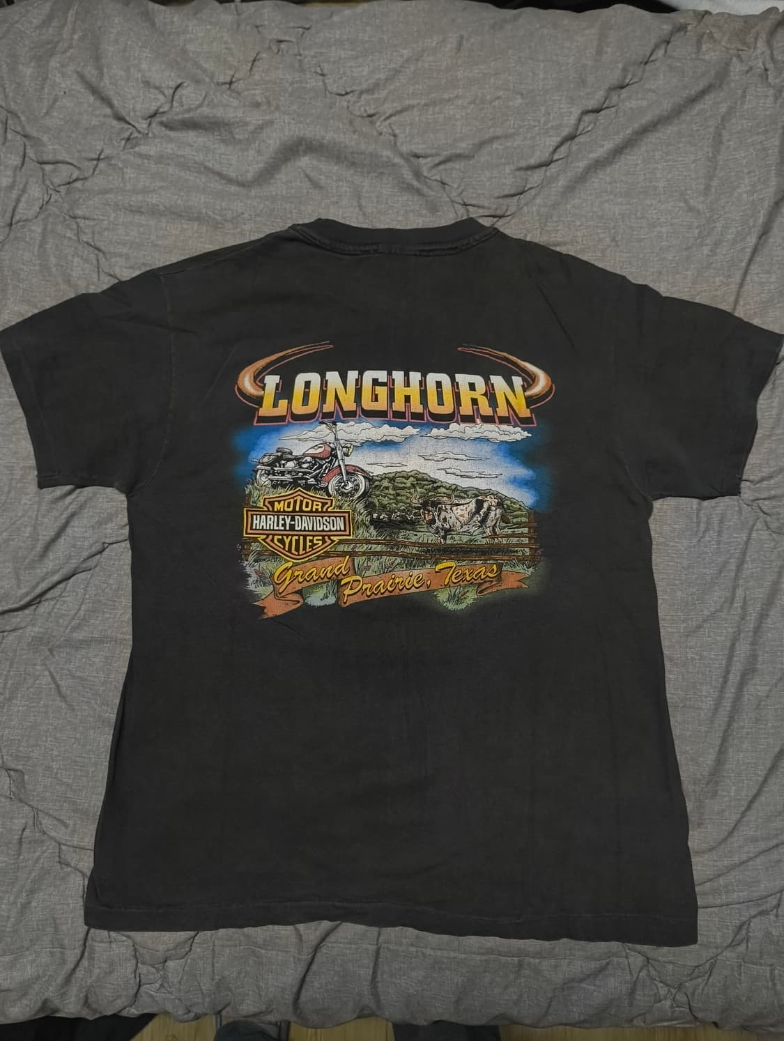 90s 할리데이비슨 카우 플레임 L 상품이미지4