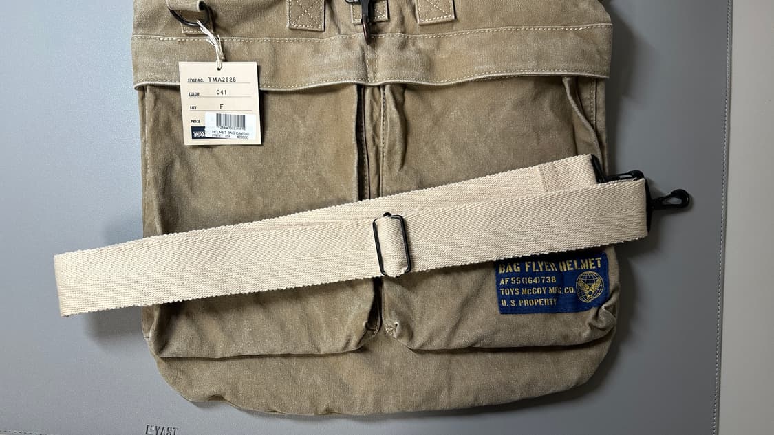 토이즈맥코이 캔버스 헬멧백 카키 상품이미지5