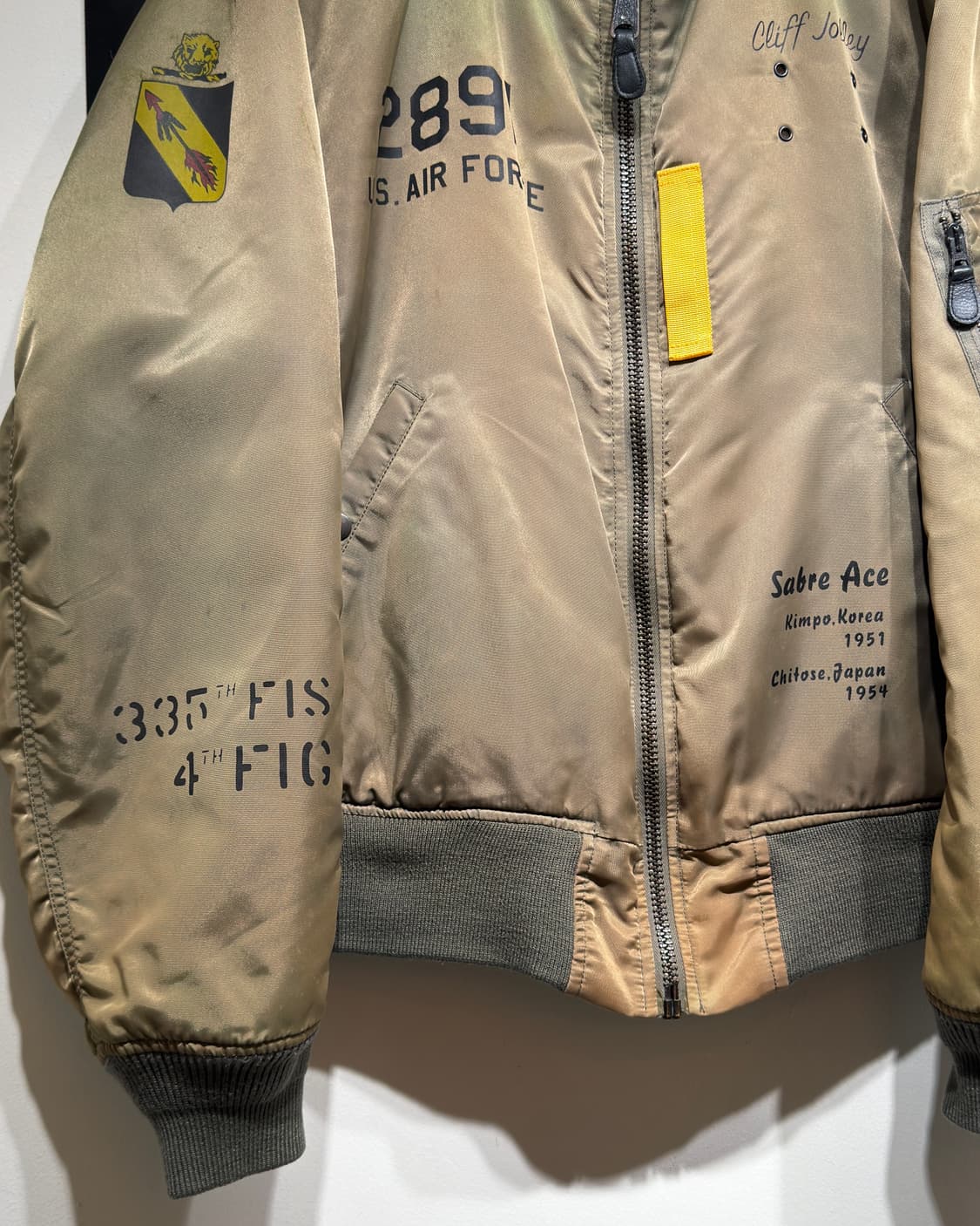 80s 아비렉스 한국전쟁 USAF 마원 자켓 상품이미지6