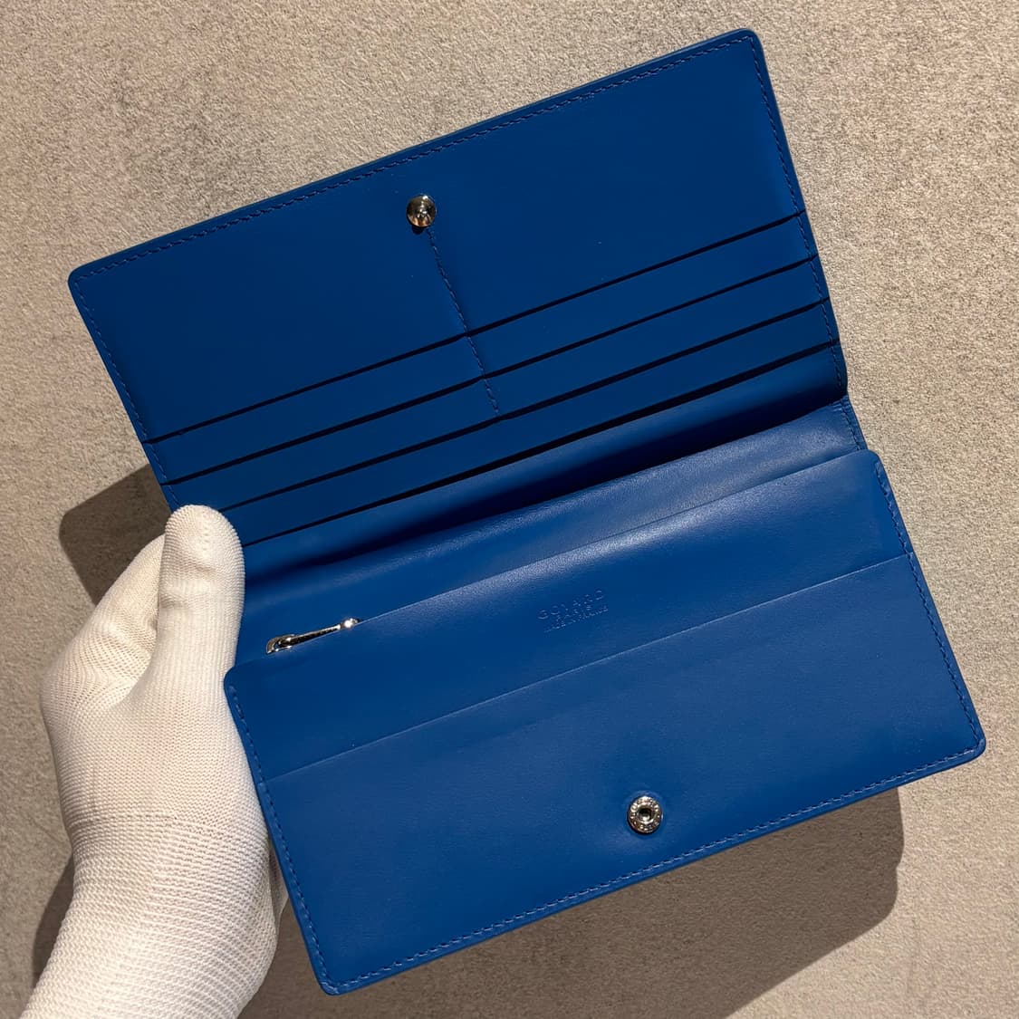 S OS사이즈 고야드 리슐리우 장지갑 블루 상품이미지7
