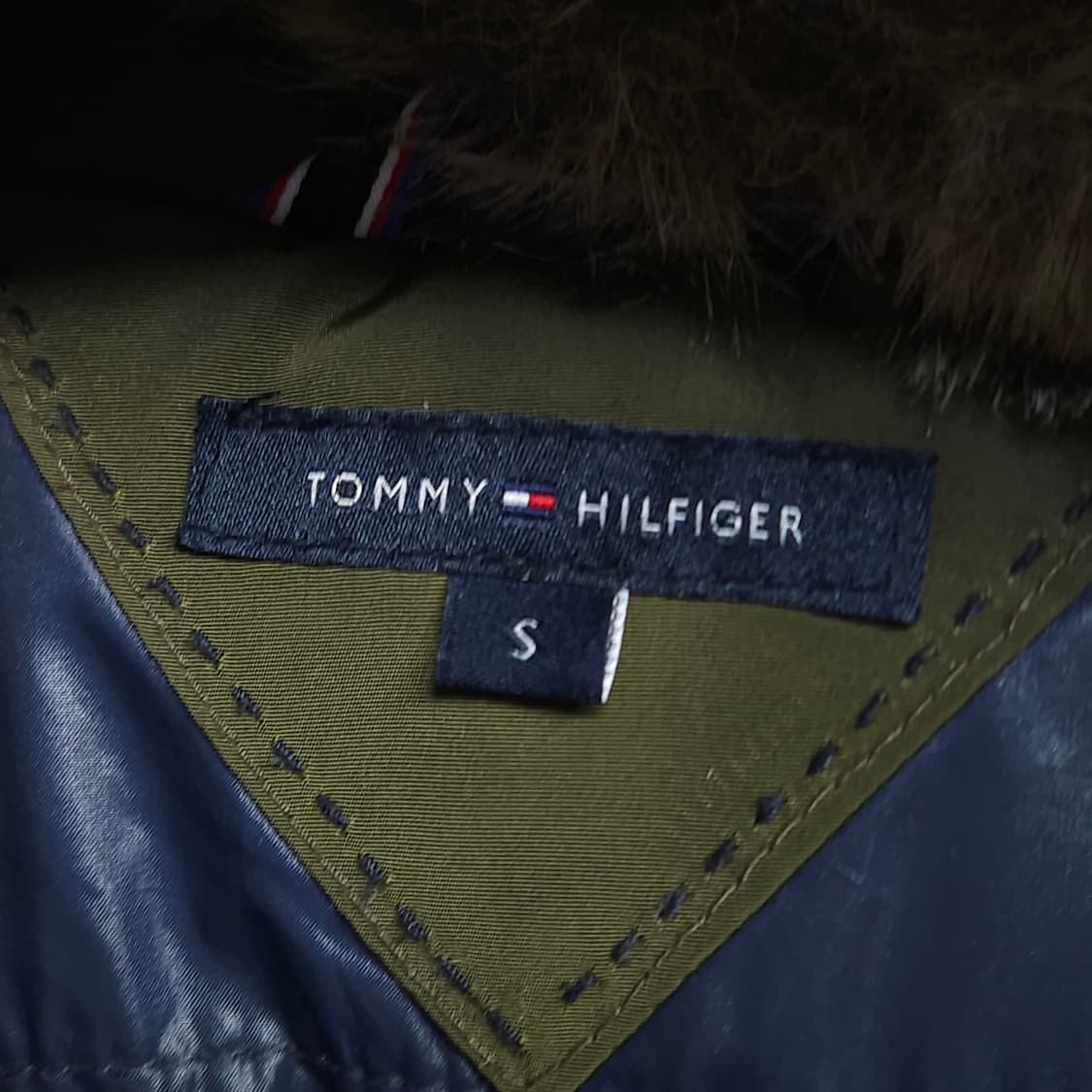 S ) 타미힐피거 여성 FUR 야상 패딩 코트 상품이미지6