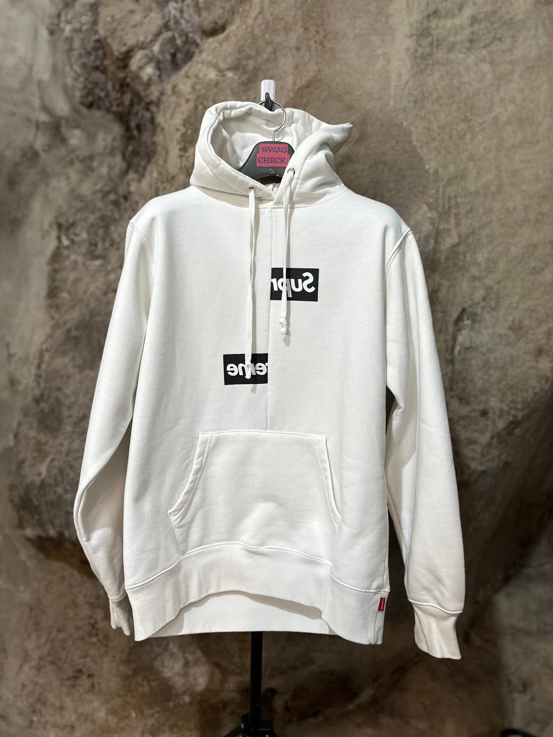 슈프림 x 꼼데가르송 셔츠 스플릿 박스로고 후드 상품이미지3