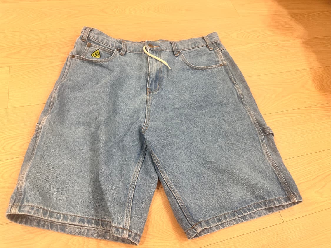 버터 굿즈 데님 반바지 상품이미지1