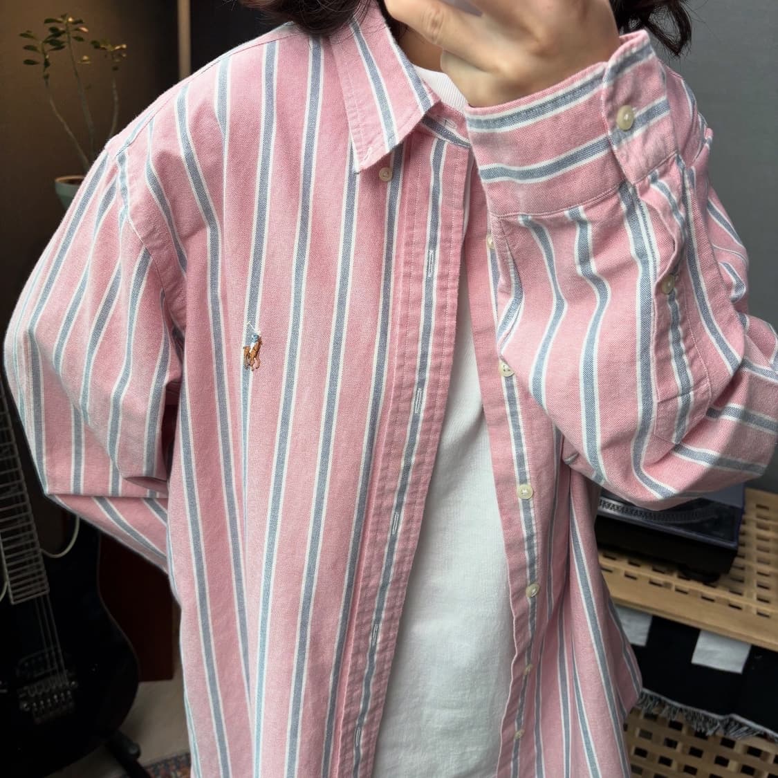 폴로 스트라이프 셔츠 상품이미지2