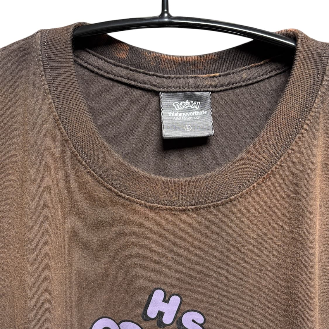 디스이즈네버댓 x 포켓몬 팬텀 타이다이 티셔츠 L 상품이미지3