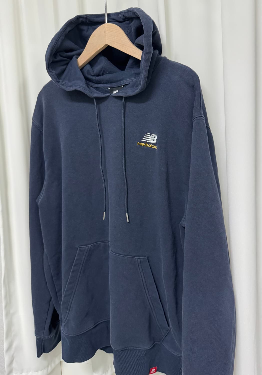 NB 뉴발란스 네이비 후드티 상품이미지1