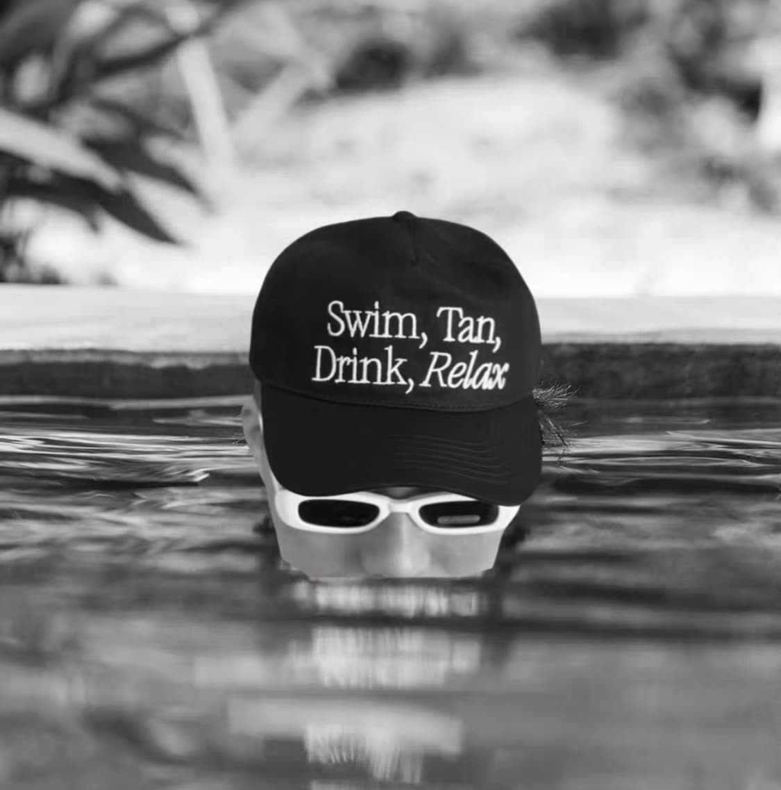DUVIN 여행 휴양지 컨셉 SWIM TAN DRINK RELAX 모자 상품이미지6