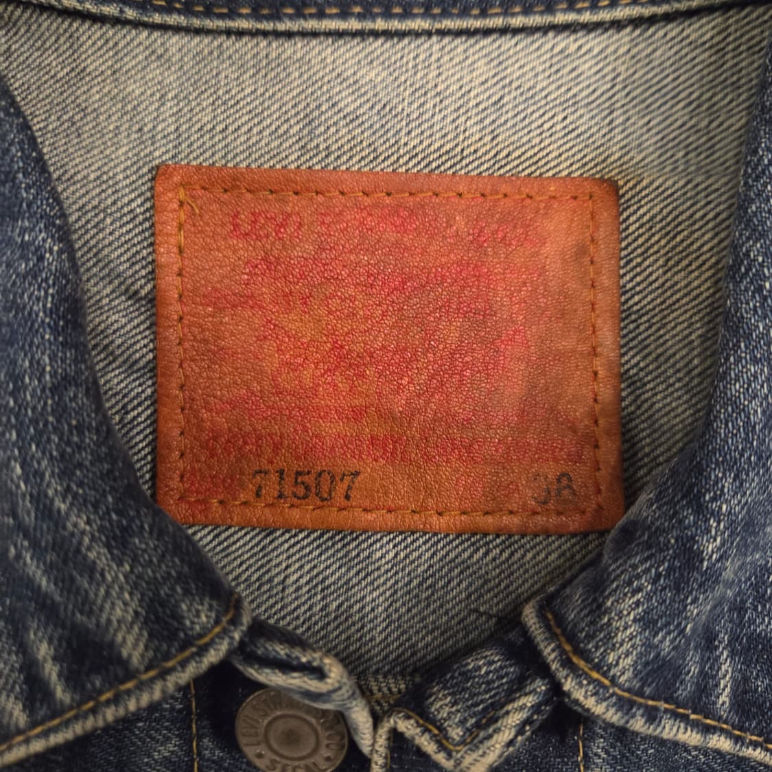 90s 리바이스 lvc 2세대 데님자켓 38 사이즈 71507 타입투 상품이미지3