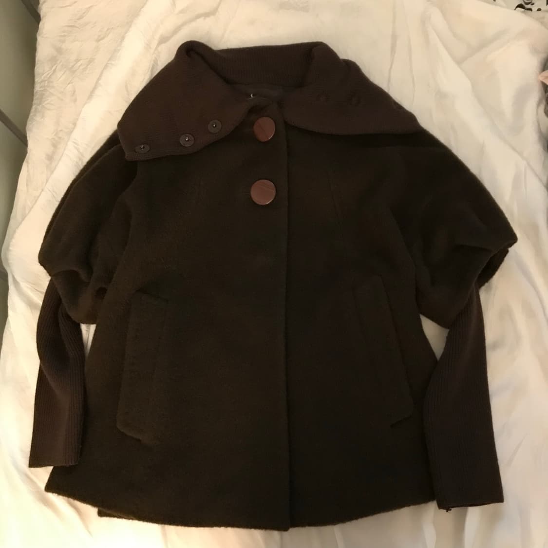 MOJO S PHINE 모조에스핀 투웨이 모 100% 하프코트 상품이미지5