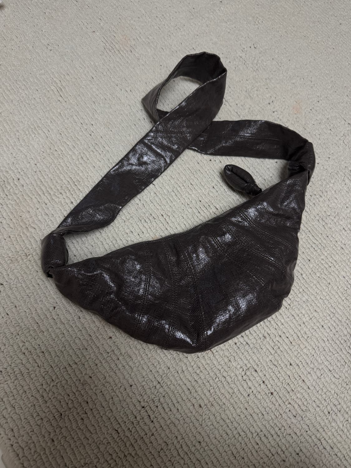 르메르 크루아상 범백 코티드린넨 브라운 스몰 상품이미지1