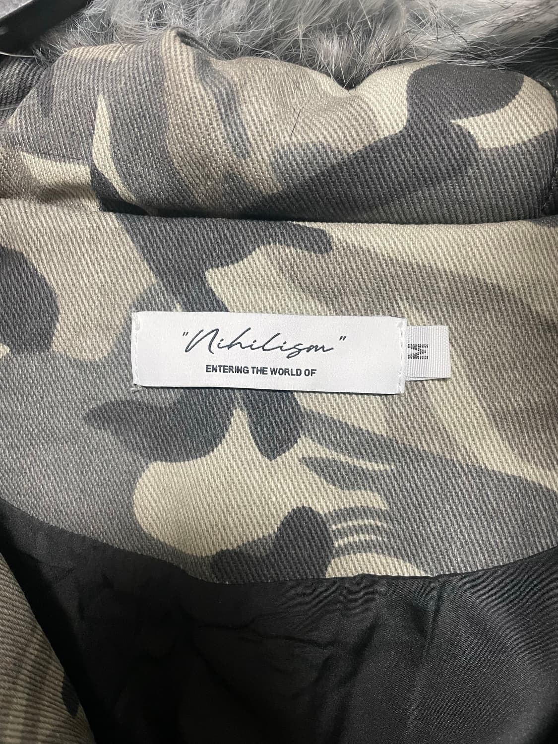 비엑세스 카모 퍼 패딩 M 상품이미지3