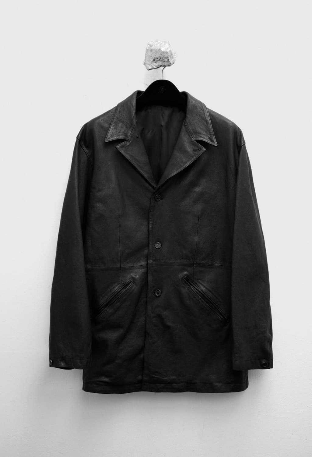 구매글)유스 워시드 레더자켓 상품이미지1