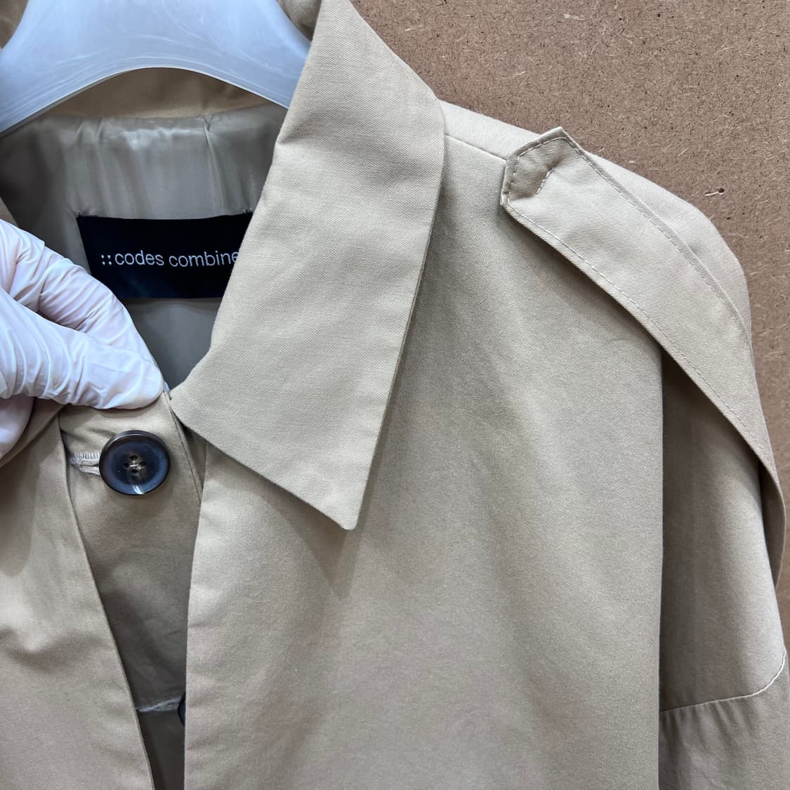 코데즈컴바인 숏 트렌치 자켓 상품이미지3