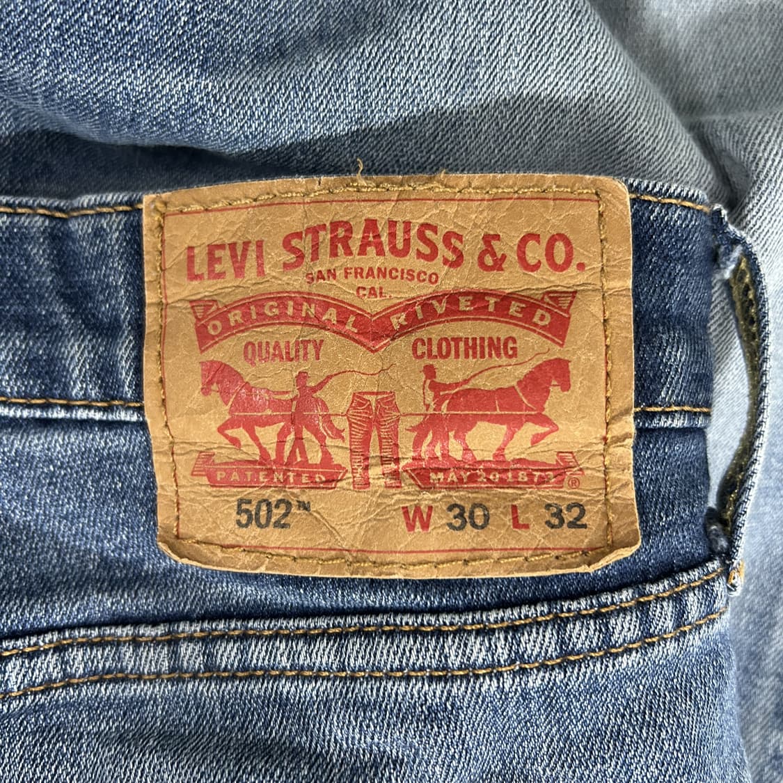 리바이스 청바지 데님 팬츠 502 30 상품이미지3