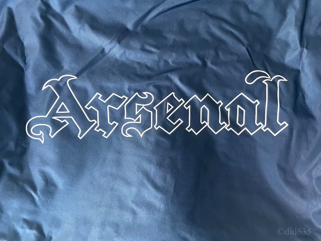 (국내 XL) 90-92 아스날 레트로 레인자켓 판매 상품이미지7