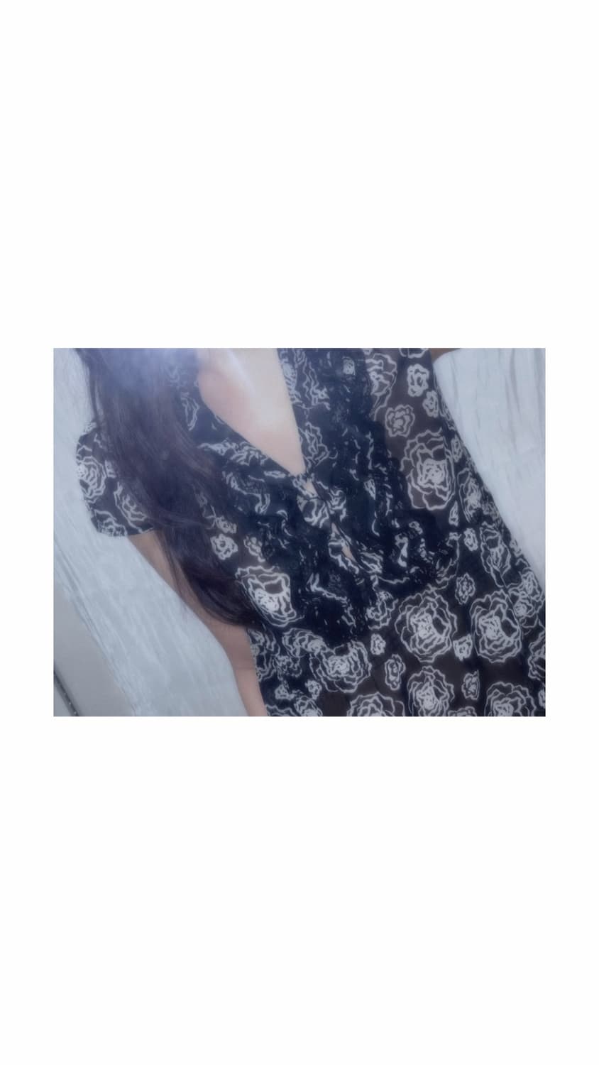 Rose Sheer Mini Dress 상품이미지1