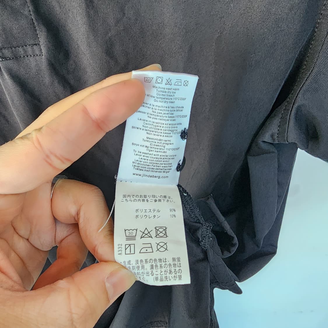 제이린드버그 블랙 반팔 폴로티 상품이미지7