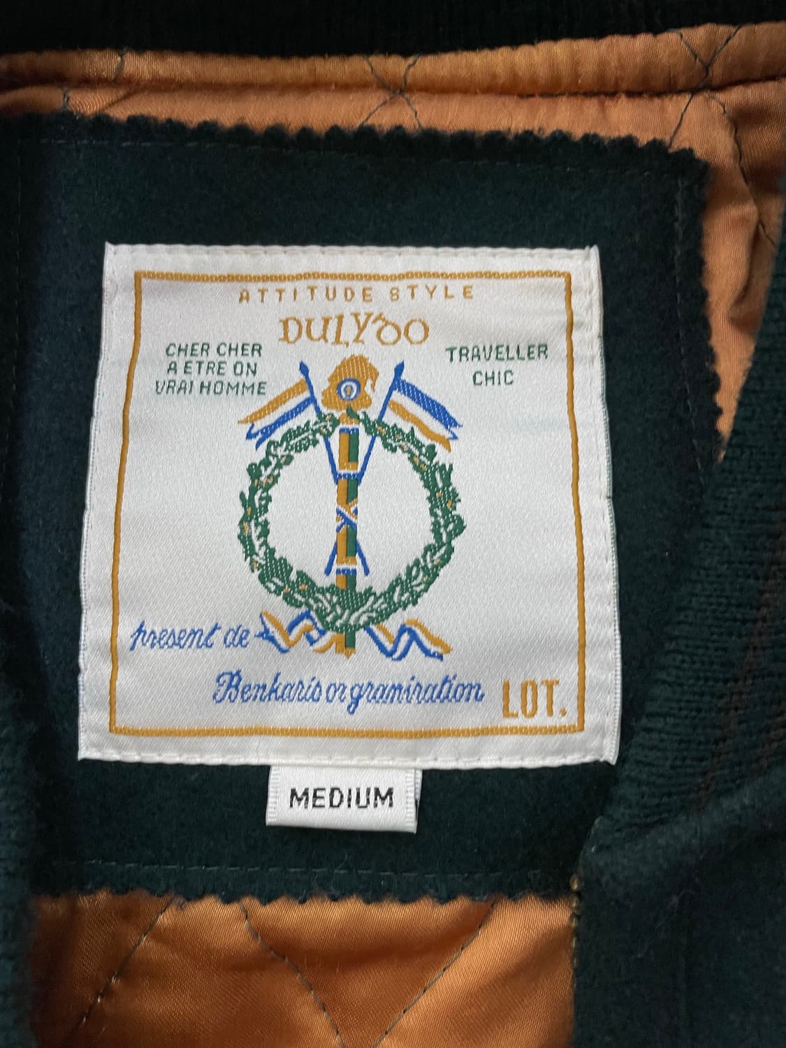 빈티지 레더 바시티 자켓 상품이미지8