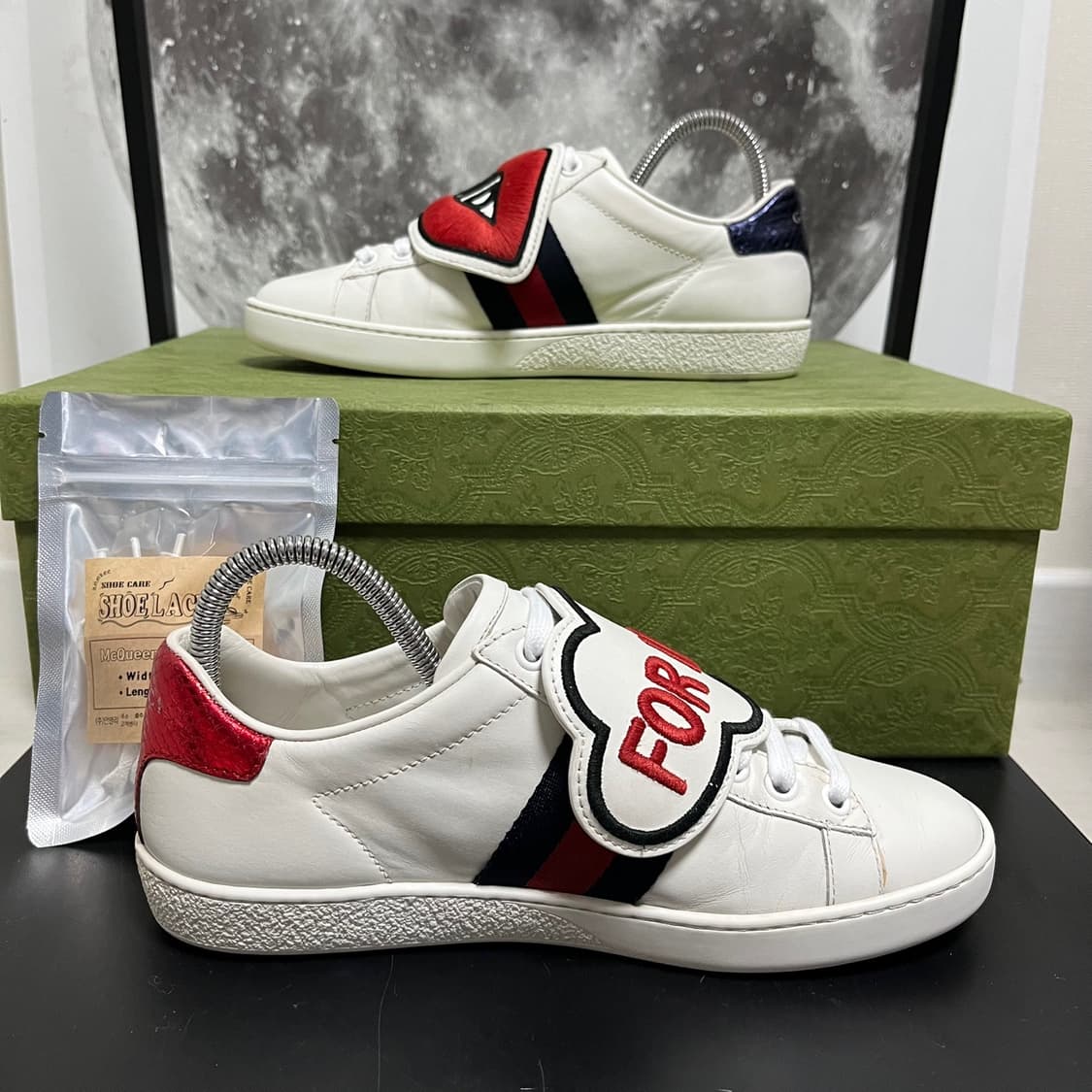 정품 35) 구찌 블라인드포 러브 패치 스니커즈 225~230 상품이미지3