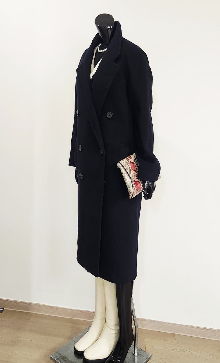 톰보이 롱코트  상품이미지4