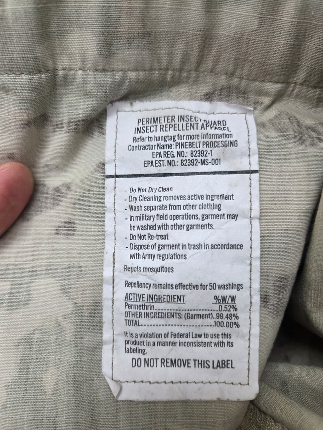 미군 우드랜드 컴뱃 카고 팬츠 상품이미지6